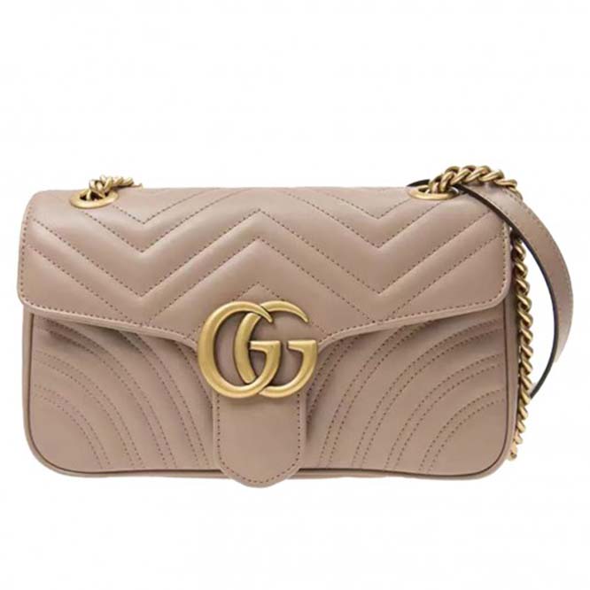 GUCCI MARMONT MATELASSÉ MINI BAG ‎446744 DTDIT2 （23*14*6cm）